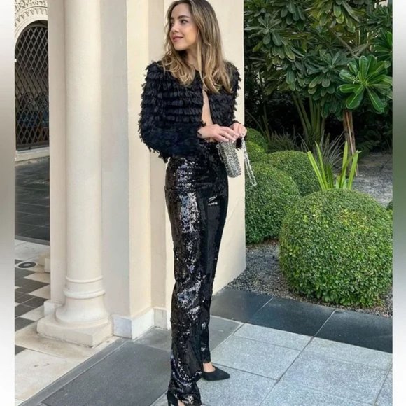 ZARA STRUCTURED CROP JACKET - Picture 7 of 7